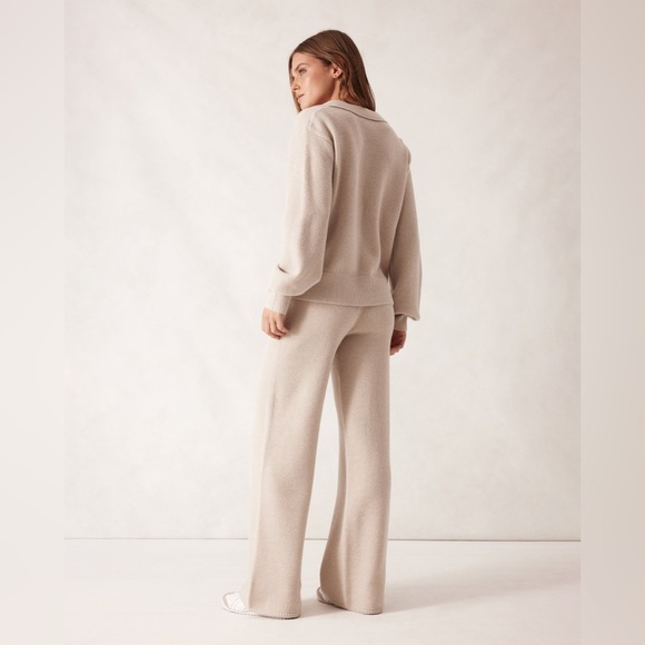 NWOT CERES LIFE Soft Knit Pant Oatmeal Marle Textured XS - Picture 3 of 3